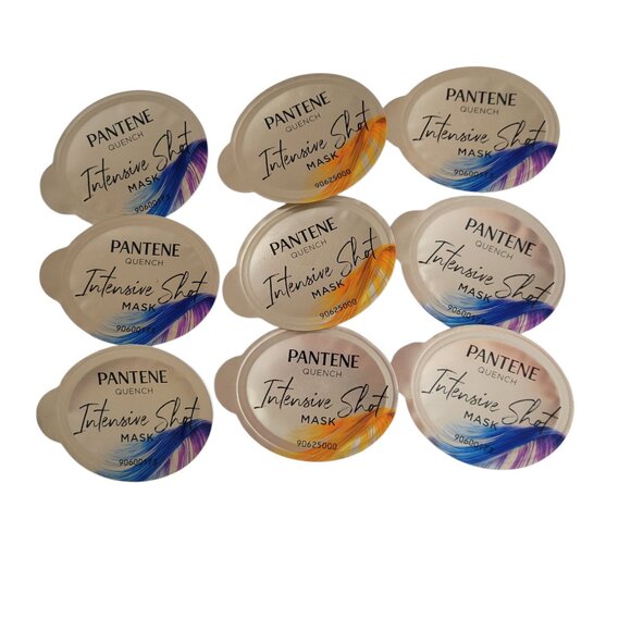 Pantene Quench Intensive Shot Hair Mask Treatment SEALED Lot of 9 Mixed Masks - Picture 1 of 8